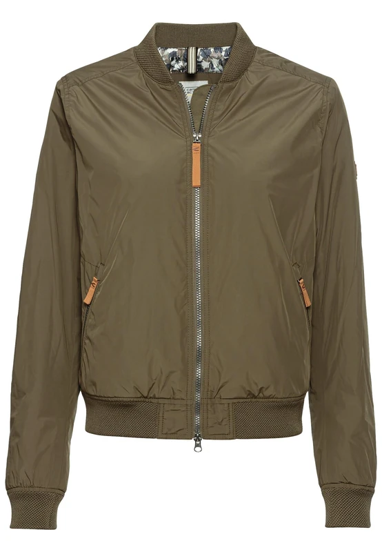 camel active Women's 330590-4r26 Jacket, Dark Khaki, 44