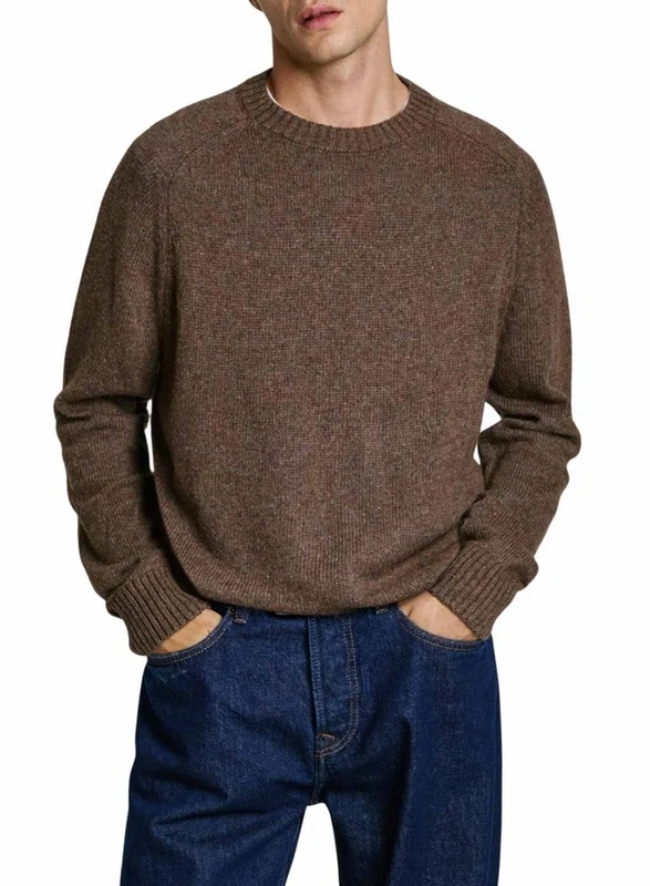 Pepe Jeans Men's Cred, Knitwear, Brown, XS