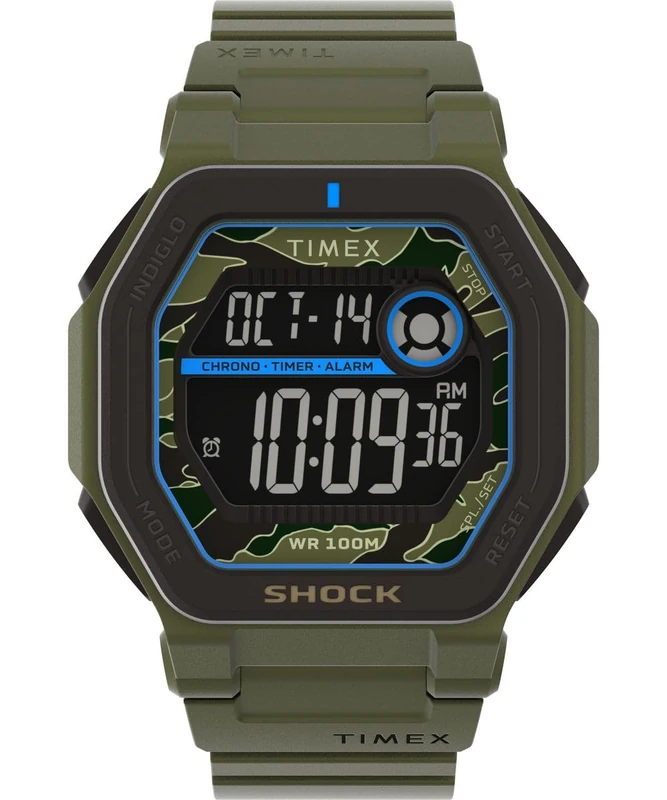 Timex Men's Digital Quartz Watch with Plastic Strap TW2V93700