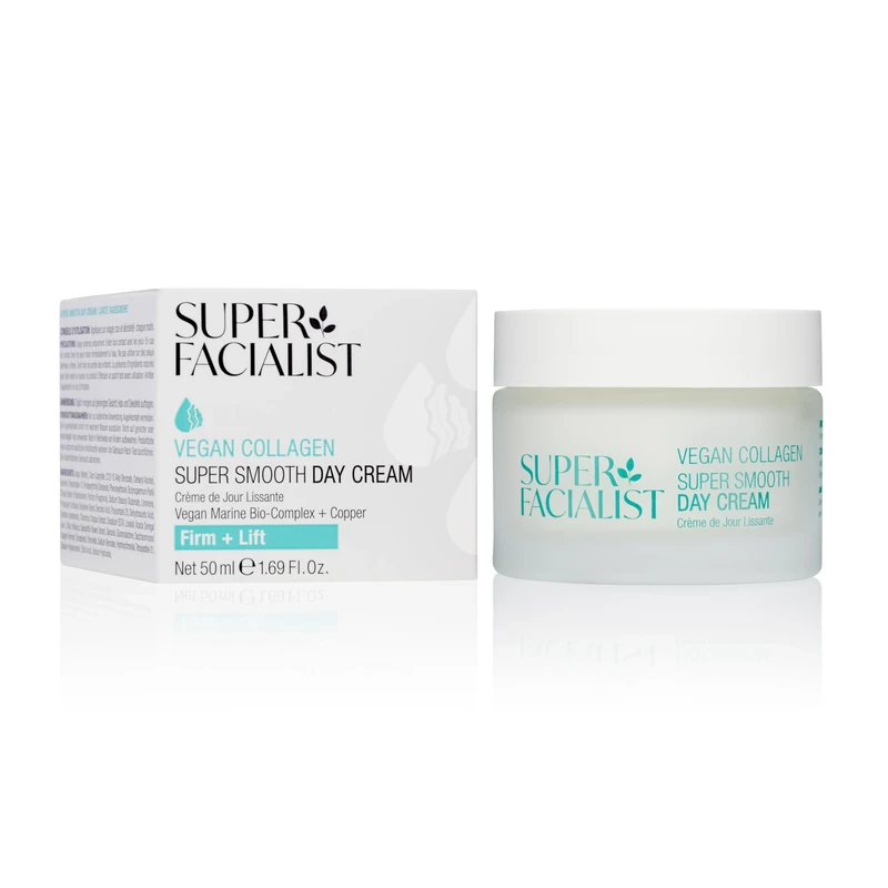 Super Facialist Vegan Day Cream - Firming, Plumping, Hibiscus, 50ml