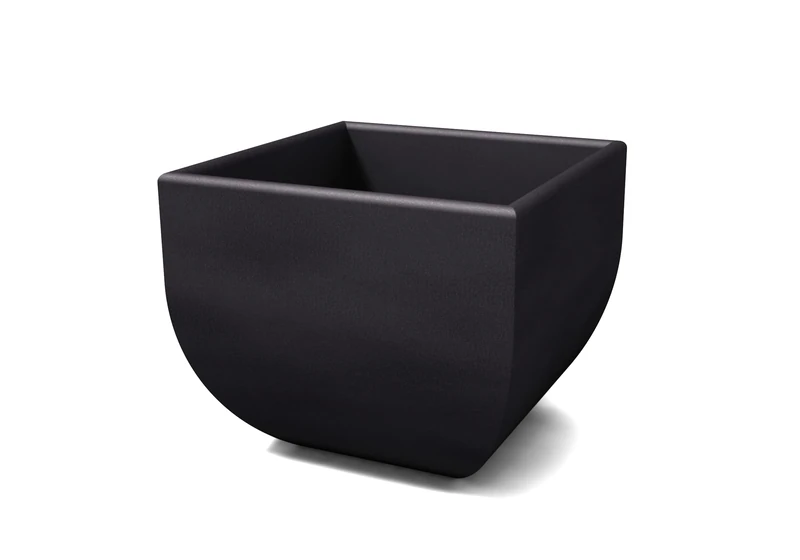 Kloris Vase, Polyethylene (PE), Black, 35x35