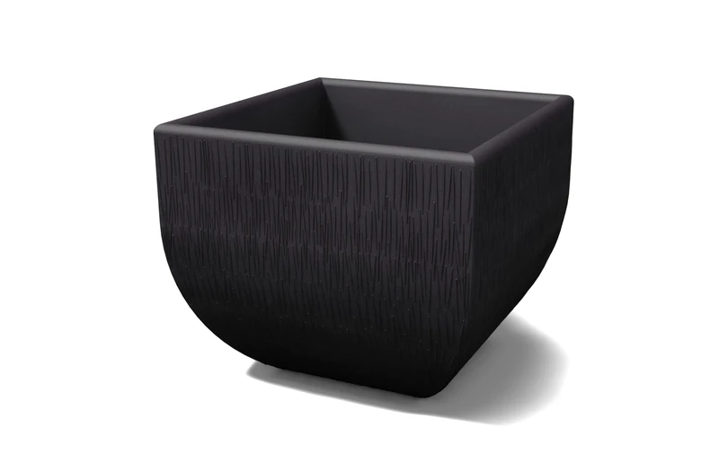 Kloris Vase, Polyethylene (PE), Black, 50x50