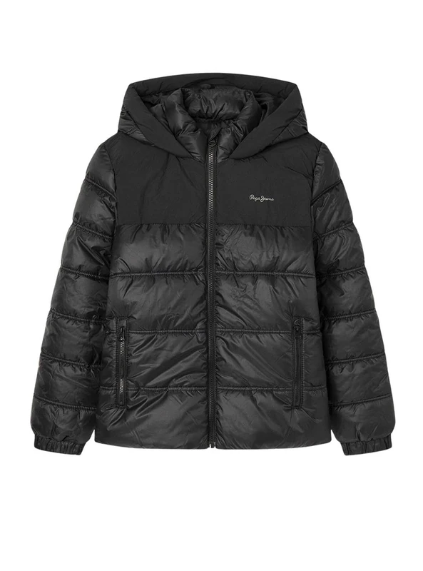 Pepe Jeans Boy's Odonis, Jacket, Black, 14 Years - Image 1