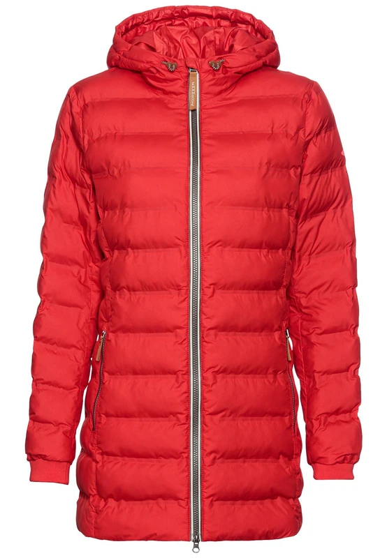 camel active teXXXactive Women's Functional Jacket Made from Recycled Polyester, red, 10