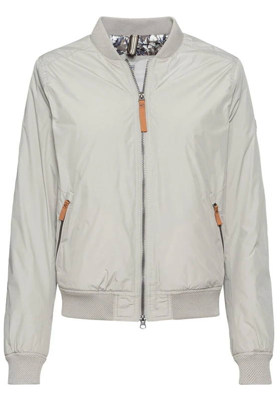 camel active Women's Recycled Polyester Blouson, Sage Green, 22