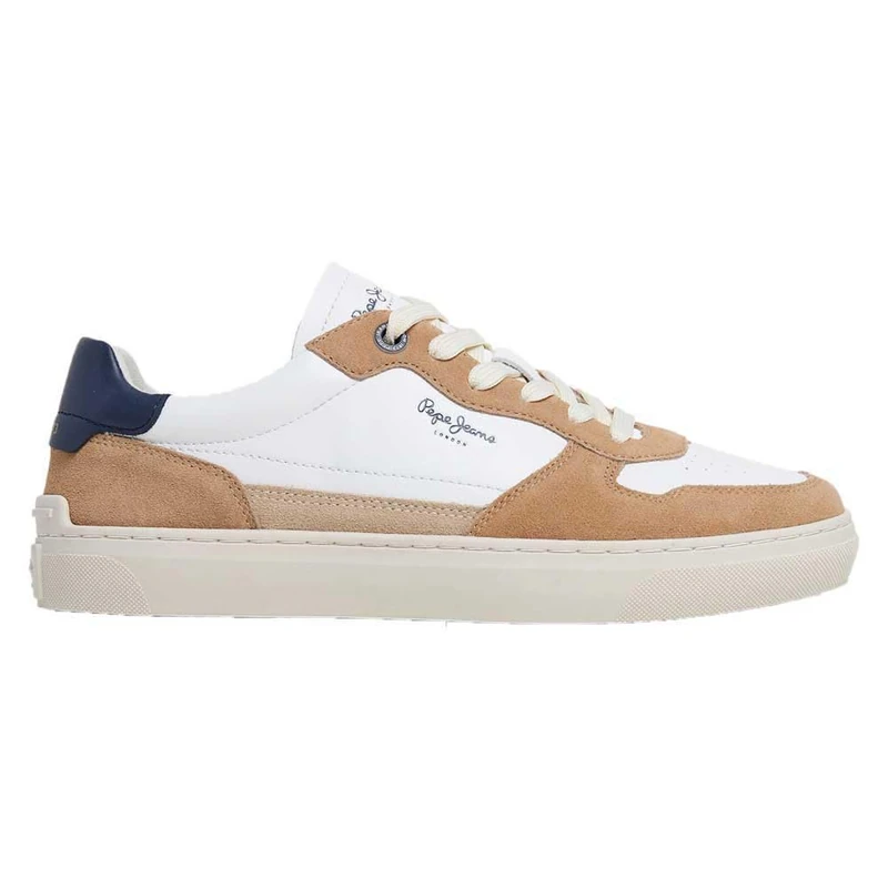 Pepe Jeans Men's Camden Nature M Sneaker, Brown Tobacco Brown, 8 UK