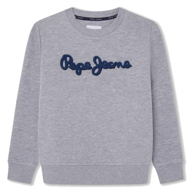 Pepe Jeans Boy's New Lamonty Crew, Sweatshirt, Grey, 14 Years