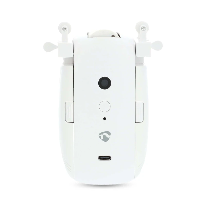 Nedis Curtain Robot – Cable System/U-Rail – Horizontal Curtains – Battery Operated/Power Supply via USB – 4000 mAh – Bluetooth – White