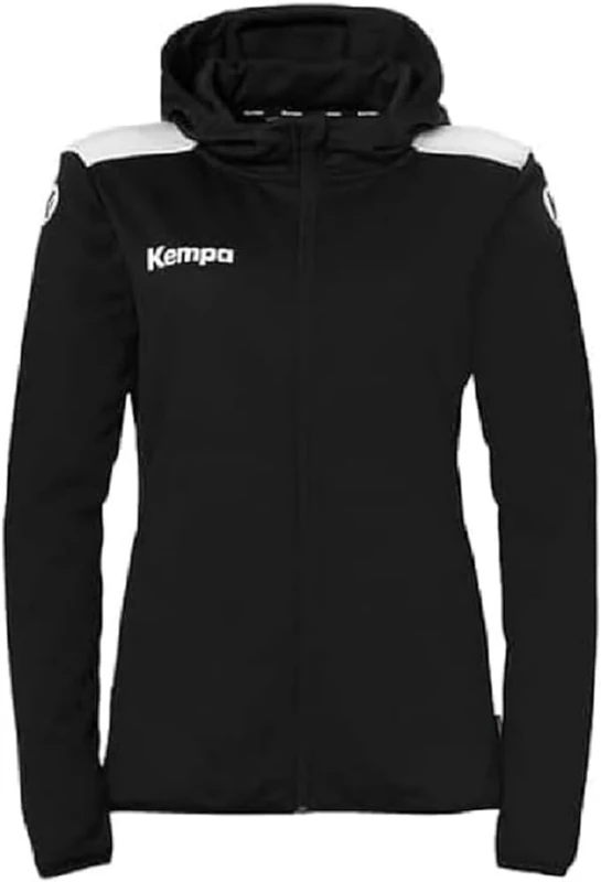 uhlsport Kempa Handball Emotion 27 Hooded Jacket Women's Sports Jacket for Women and Girls with Lined Hood - Fleece on the Inside - with Zip Pockets