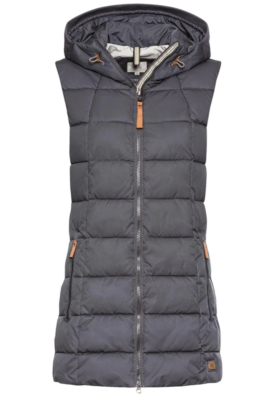 camel active Women's 360540-4f50 Jacket, Charcoal, 40