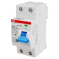ABB Protecta Plus F202 B-25/0.3 Residual Current Circuit Breaker • 2 Pole • 25A • Type B • 300mA • RCCB • DIN Rail • F200 Series • Earth Fault Protection • 2CSF202568R3250