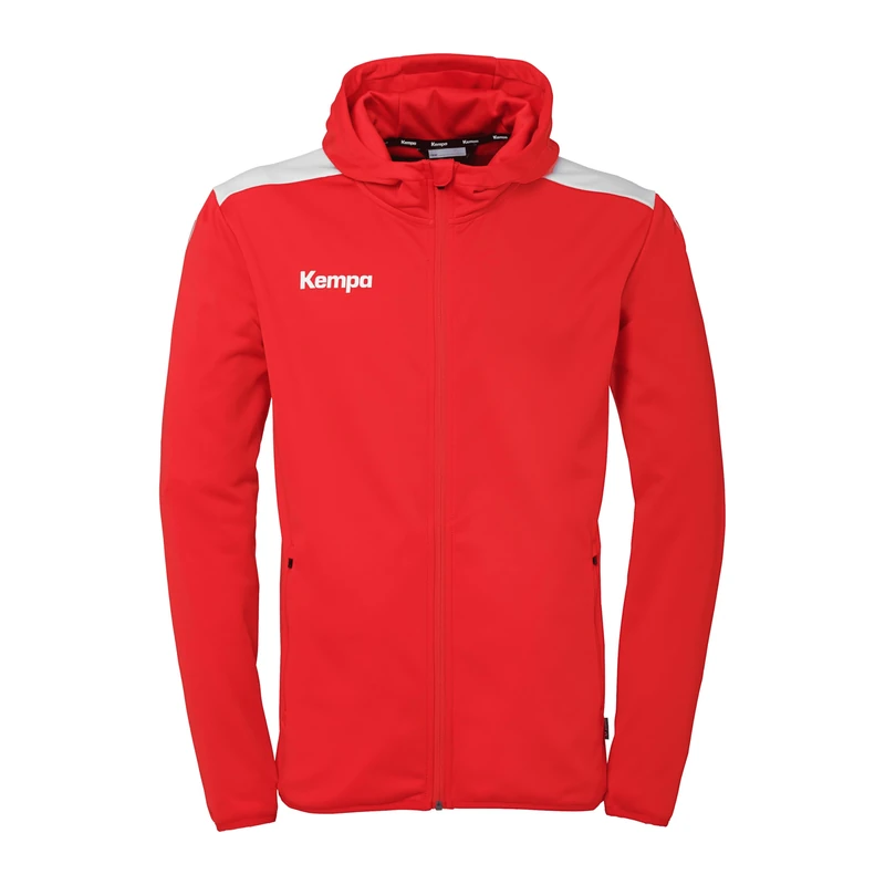 uhlsport Kempa Handball Emotion 27 Hooded Sports Jacket for Men and Boys with Lined Hood - Fleece on the Inside - with Zip Pockets