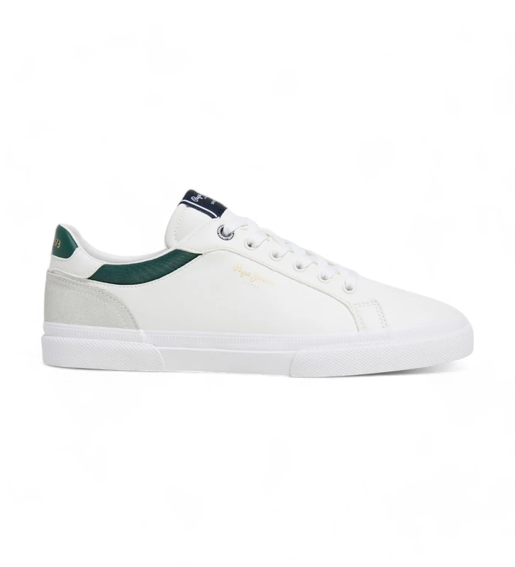 Pepe Jeans Men's Kenton Court M Sneaker, Green (Ivy Green), 6