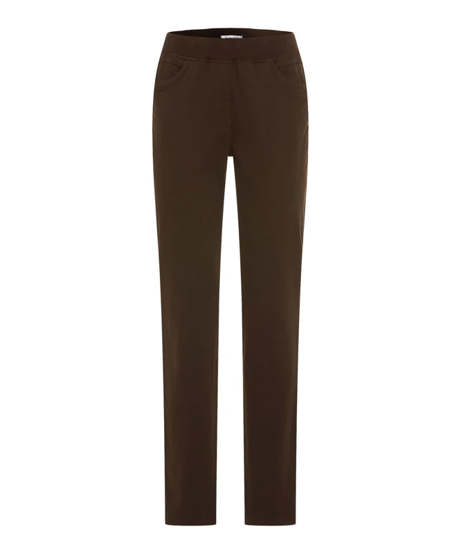 Raphalea by Brax Pamina Fun Pull on, Soft Tencel Denim, Slim, Chestnut, 40W x 32L