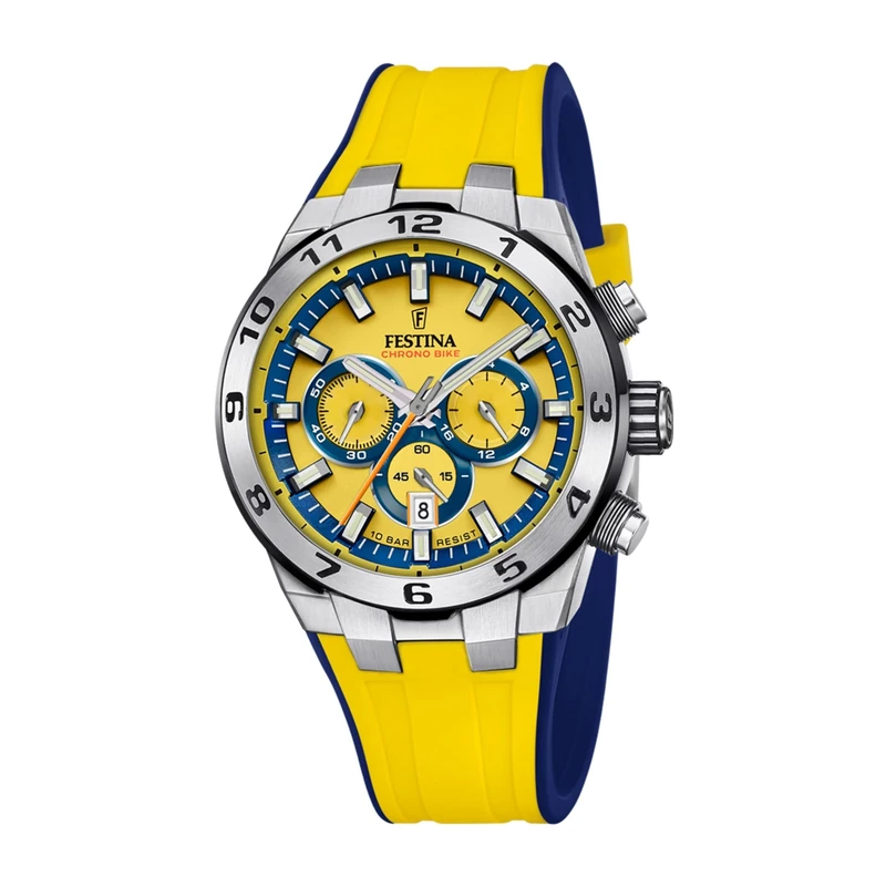Festina 2024 Chrono Bike Watch with Rubber Strap F20671/4