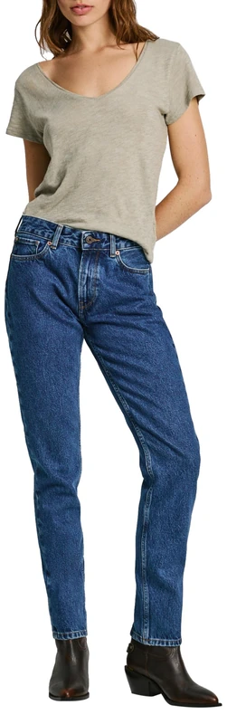 Pepe Jeans Women's Straight Jeans Mw Pl204730, Jeans, Blue, 27W/32L