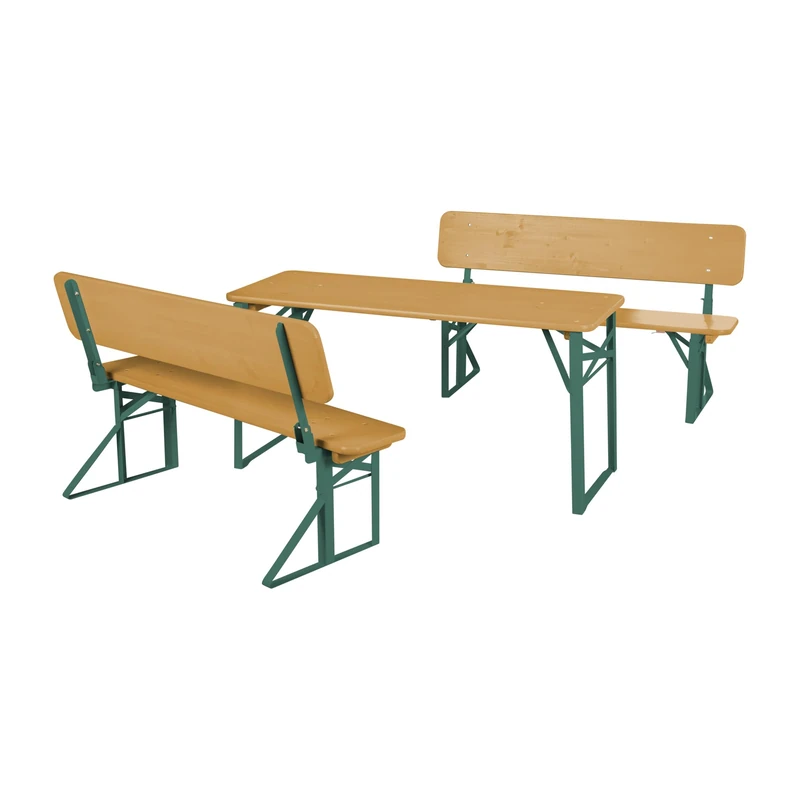 roba Outdoor Party Bench Set - 3-Piece Children's Seating Group