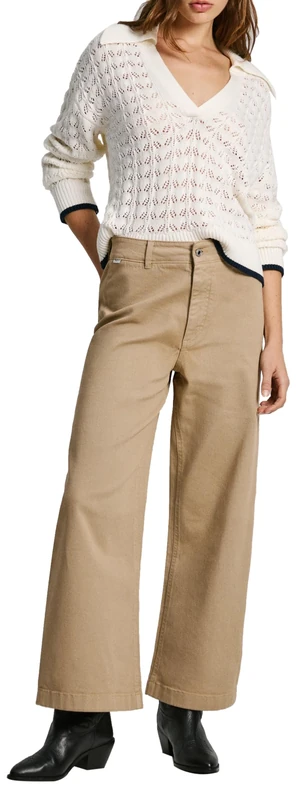 Pepe Jeans Women's Tania, Trouser, Brown, 32W/30L