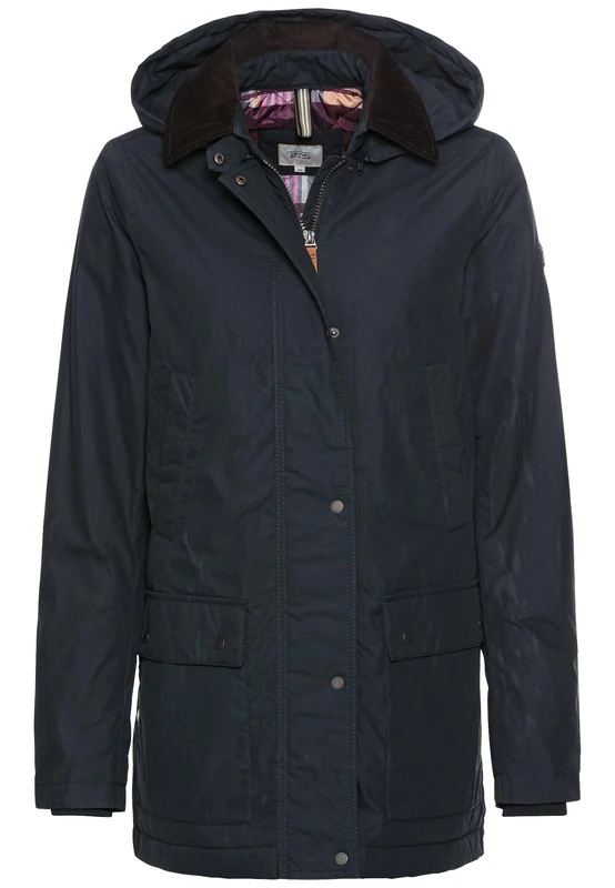 camel active Women's 320910-4r10 Jacket, darkblue, 18