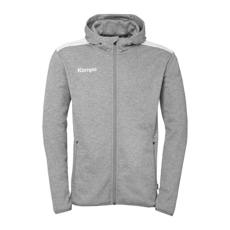 uhlsport Kempa Handball Emotion 27 Hooded Sports Jacket for Men and Boys with Lined Hood - Fleece on the Inside - with Zip Pockets