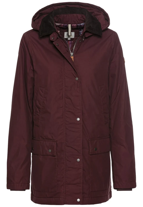 camel active Women's 320910-4r10 Jacket, DarkRed, 12