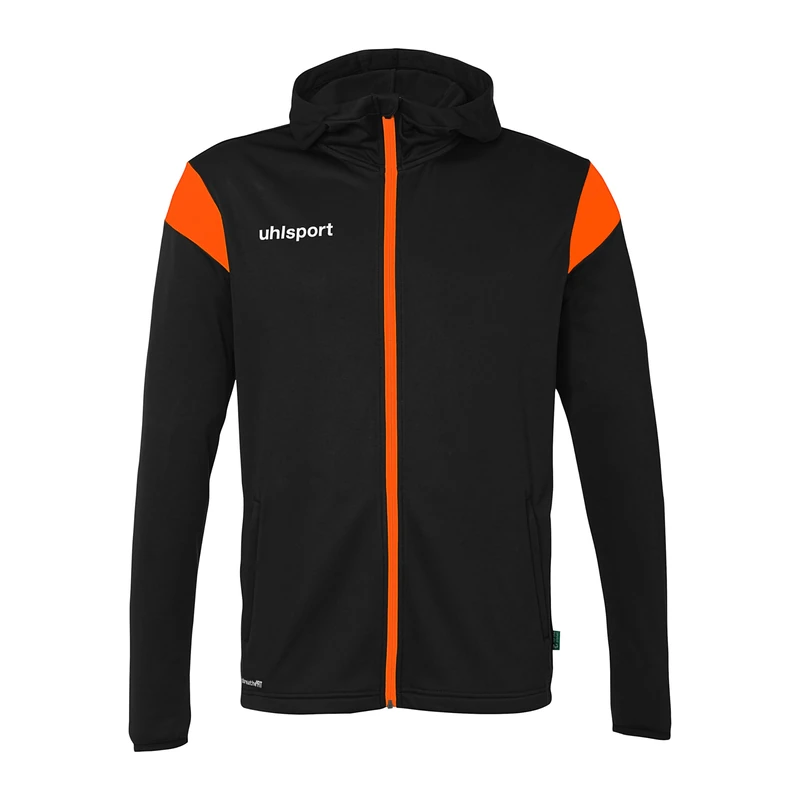 uhlsport Football Squad 27 Track Hood Jacket Unisex Training Jacket Sports Jacket Sweat Shirt with Hood and Stand-Up Collar - Image 1