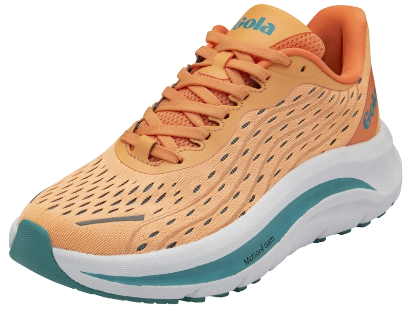 Gola Women's Alzir Speed Road Running Shoe, Coral/Aqua, 7 UK