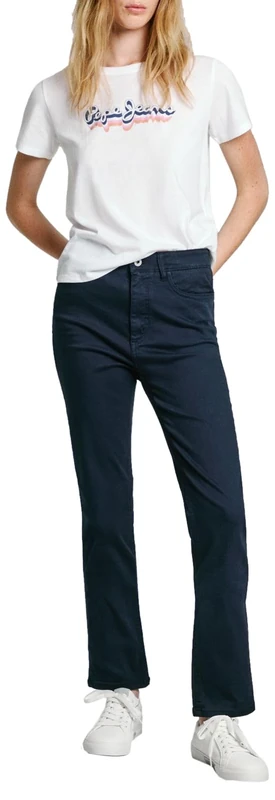 Pepe Jeans Women's Tessa, Trouser, Blue, 31W/30L
