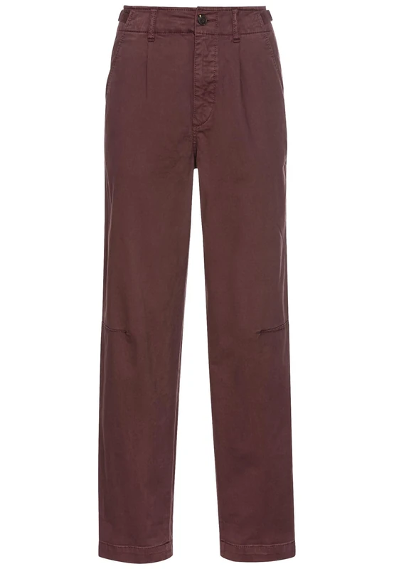 camel active Women's 377455-4f35 Trouser, red, 27W x 32L