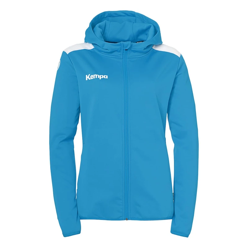 uhlsport Kempa Handball Emotion 27 Hooded Jacket Women's Sports Jacket for Women and Girls with Lined Hood - Fleece on the Inside - with Zip Pockets