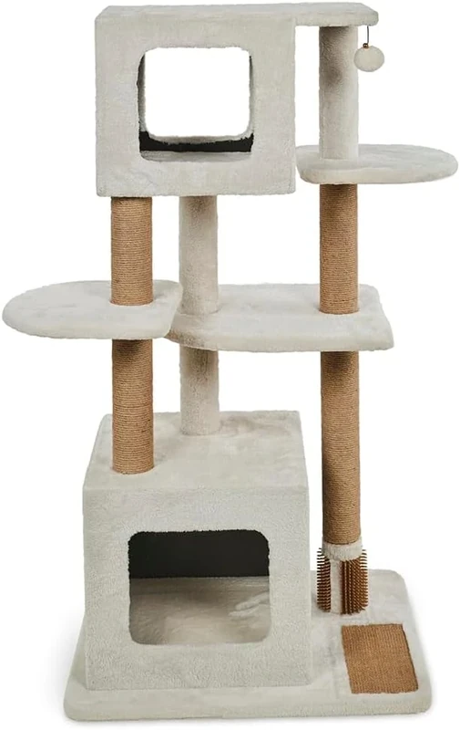 Petface Multi Level Cat Scratching Post Activity Tower, 60 x 49 x 113 cm (Pack of 1)
