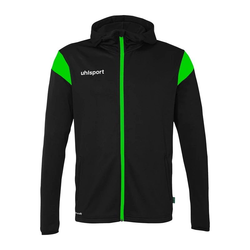 uhlsport Football Squad 27 Track Hood Jacket Unisex Training Jacket Sports Jacket Sweat Shirt with Hood and Stand-Up Collar - Image 1