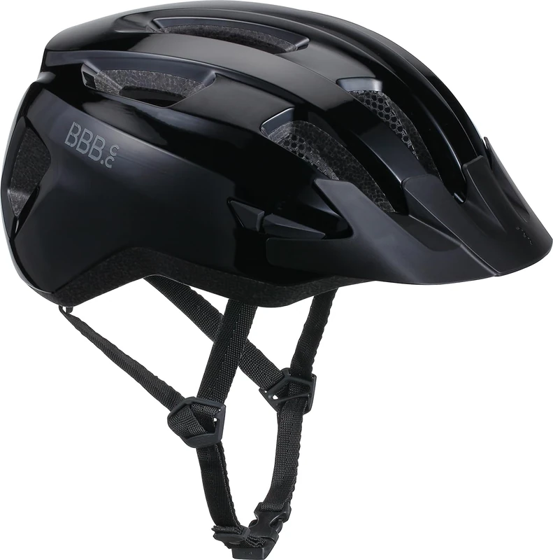 BBB Cycling Helmet MTB And Road Cycle Women And Men With Detachable Visor Condor 2.0 BHE-173 Glossy Black L (58-62cm)