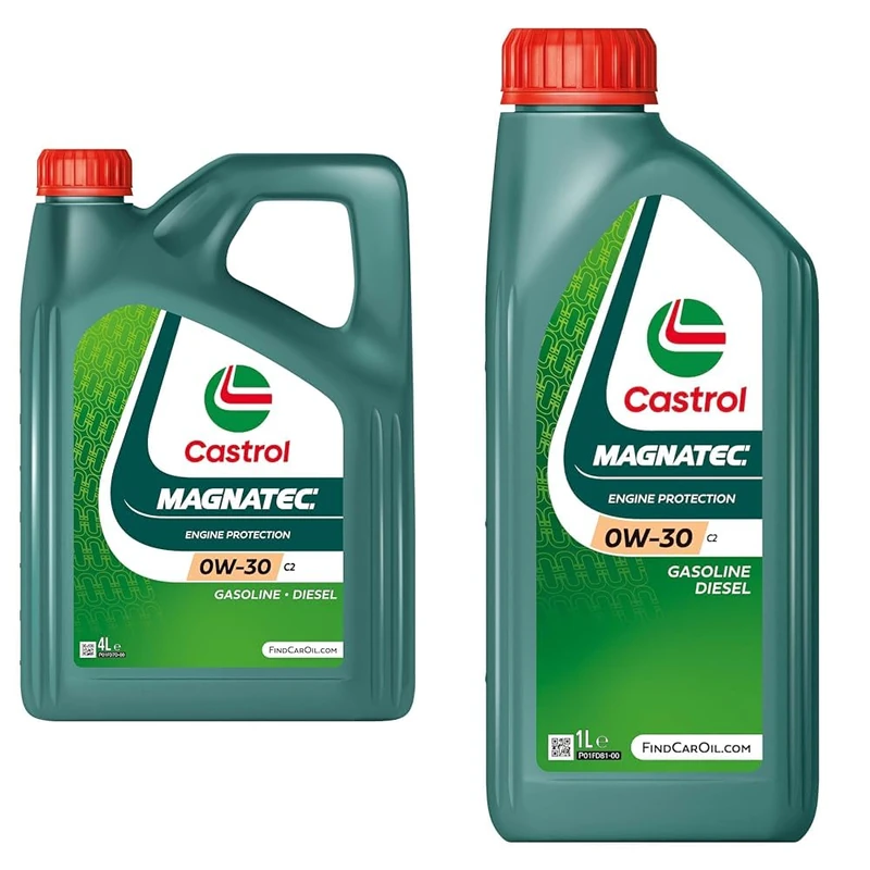 Castrol MAGNATEC 0W-30 C2 Engine Oil 4L + Castrol MAGNATEC 0W-30 C2 Engine Oil 1L