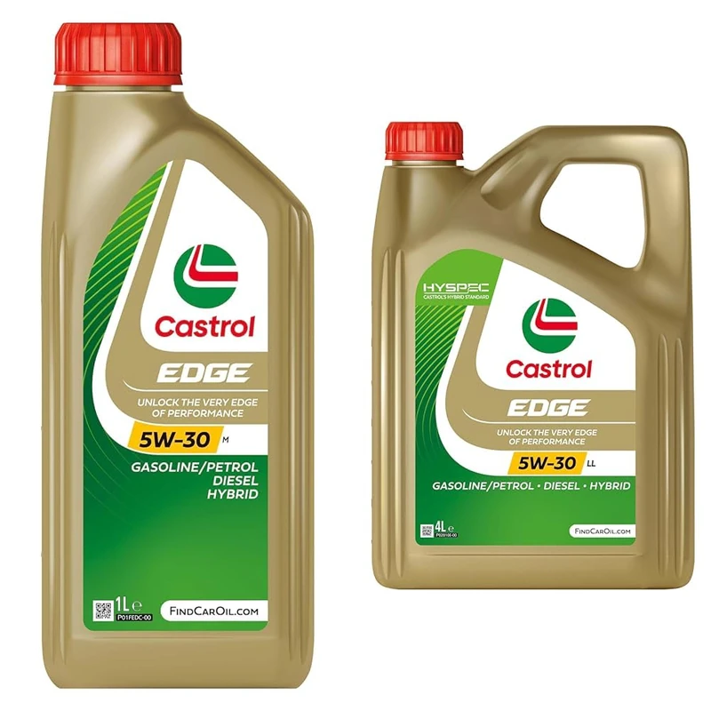 Castrol EDGE 5W-30 M 1L + Castrol EDGE 5W-30 LL Engine Oil 4L