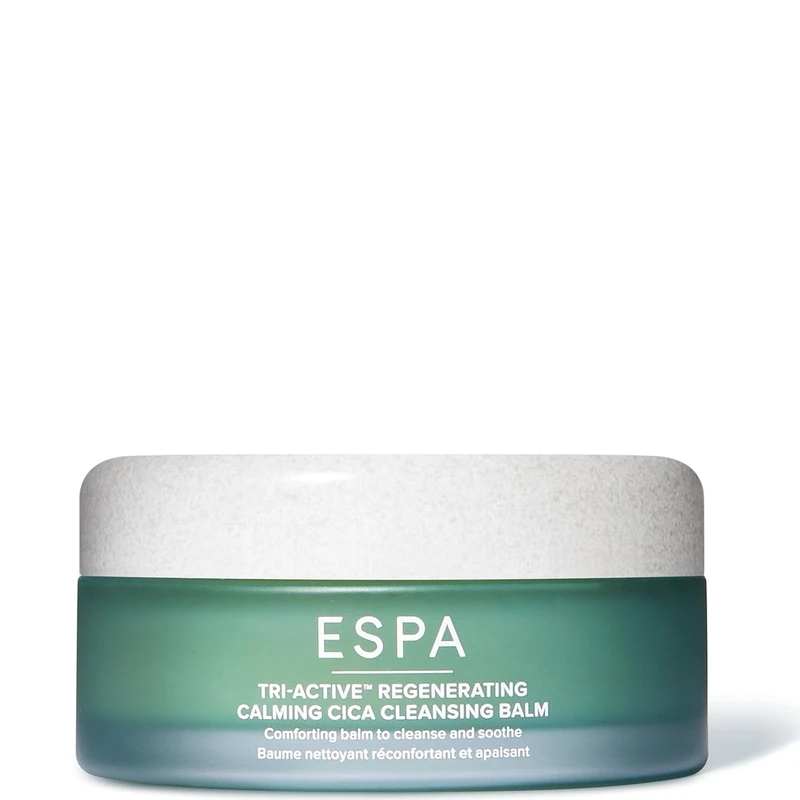 ESPA | Tri-Active™ Regenerating Calming CICA Cleansing Balm | 100ml | Melts Away Make Up | Balm to Oil to Milk | Reduces Redness, Protects & Soothes | Bio Retinol & Phyto Collagen