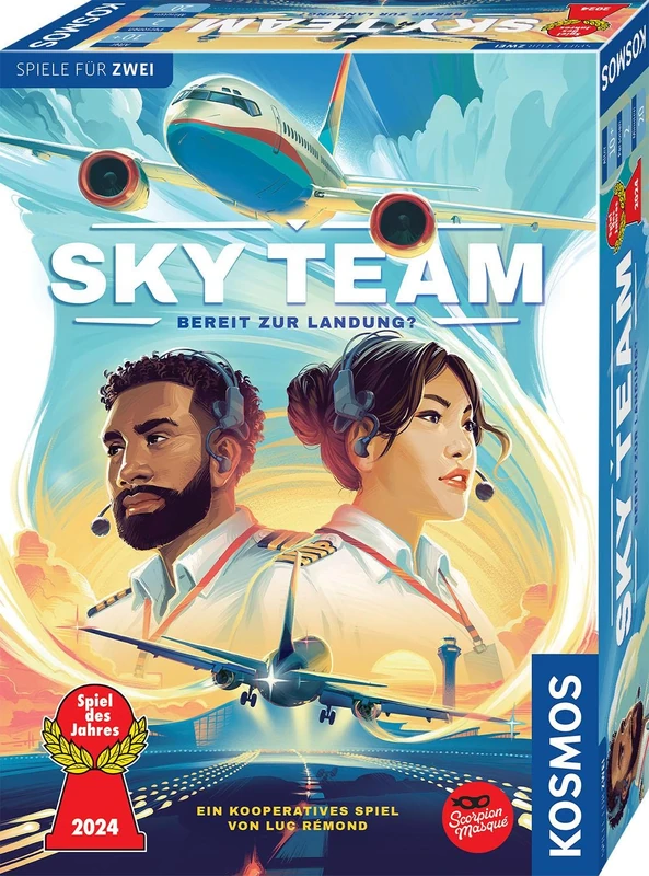 Kosmos Sky Team 684044 - Cooperative Board Game for 2 Players