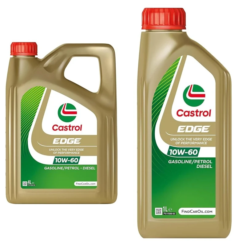 Castrol EDGE 10W-60 Engine Oil 4L + Castrol EDGE 10W-60 Engine Oil 1L