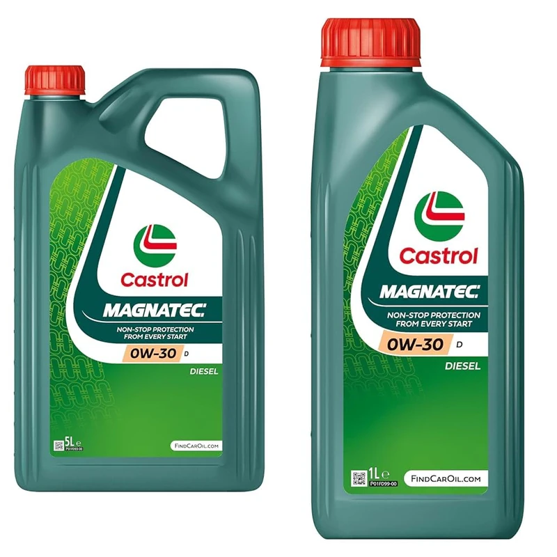Castrol MAGNATEC 0W-30 D Engine Oil 5L + Castrol MAGNATEC 0W-30 D Engine Oil 1L