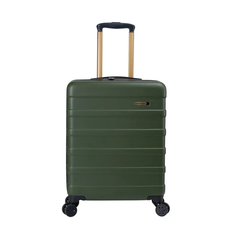 Cabin Max Anode 55x40x20 Cabin Suitcase, Built in Lock, Lightweight Carry On, 8 Wheels, Wet Pocket, Suitable for Ryanair, Easyjet, Paid Hand Luggage Carry-Ons (55 x 40 x 20 cm 40l)