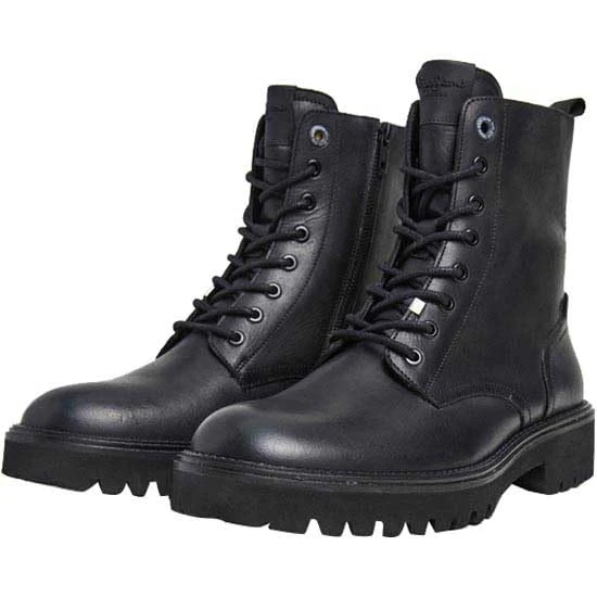Pepe Jeans Men's Durham Combat Boots, Black (Black), 6 UK