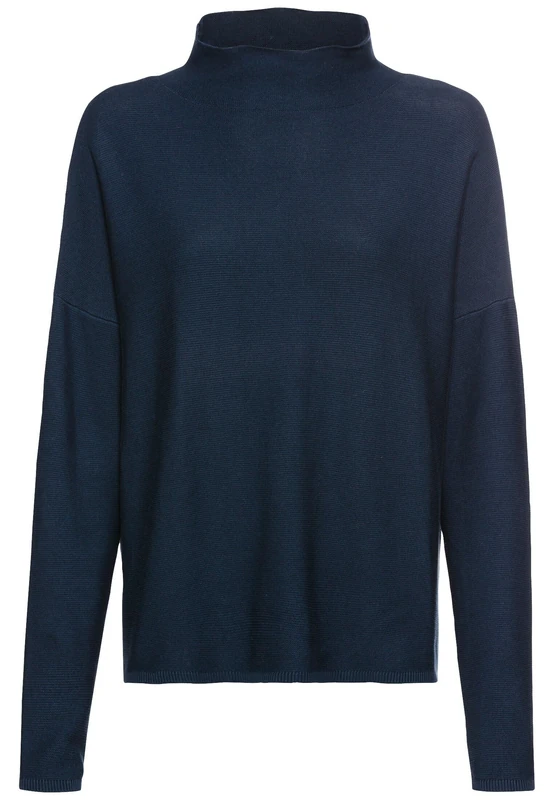 camel active Women's 309512-4k88 Pullover Sweater, Blue, M - Image 1