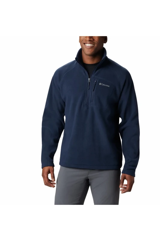 Columbia Fast Trek III Half Zip Fleece, Outer Layer Polyfleece, Sleek Design, Snug Fit, Effortless Packing, Handy Pocket - Men's