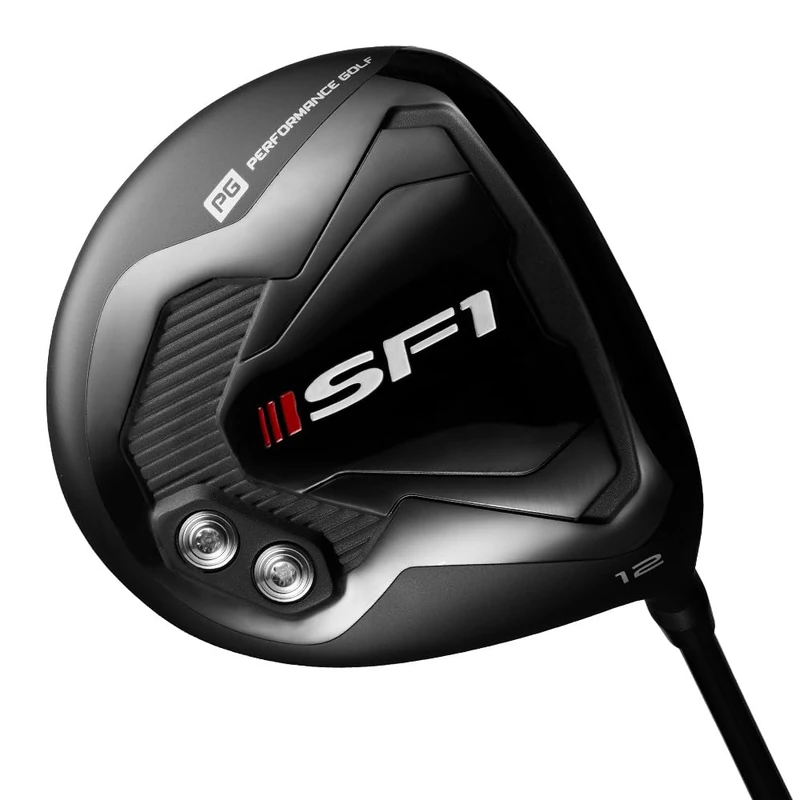 Performance Golf SF1 Driver I Fix Your Slice Driver I Square Face Technology Combines Anti-Slice Features in One Club I Enable Straight Shot or Controlled Cut (Regular, Right)