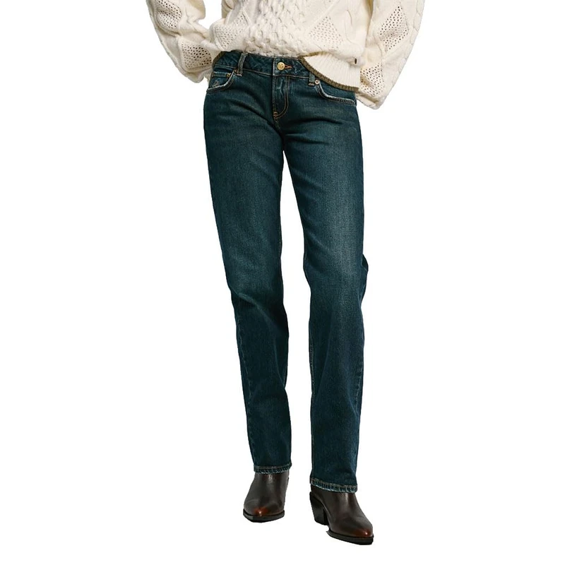 Pepe Jeans Women's Slim Jeans Ulw Mocha, Jeans, Blue, 26W/32L - Image 1