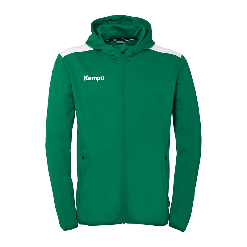 uhlsport Kempa Handball Emotion 27 Hooded Sports Jacket for Men and Boys with Lined Hood - Fleece on the Inside - with Zip Pockets