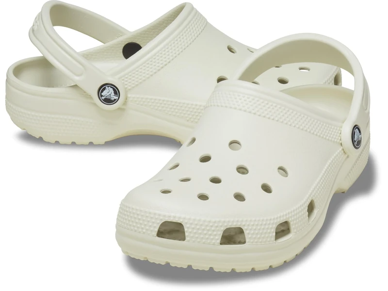 Crocs Unisex Kids Classic Clog K Clogs, Linen, 3 UK