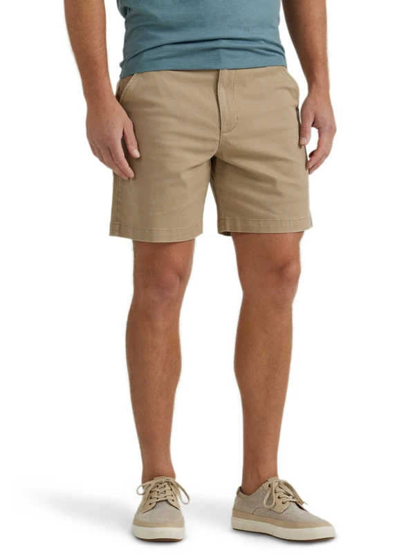 Wrangler Authentics Men's Authentics Flat Front Short Casual, Elmwood, 34W x 7L - Image 1