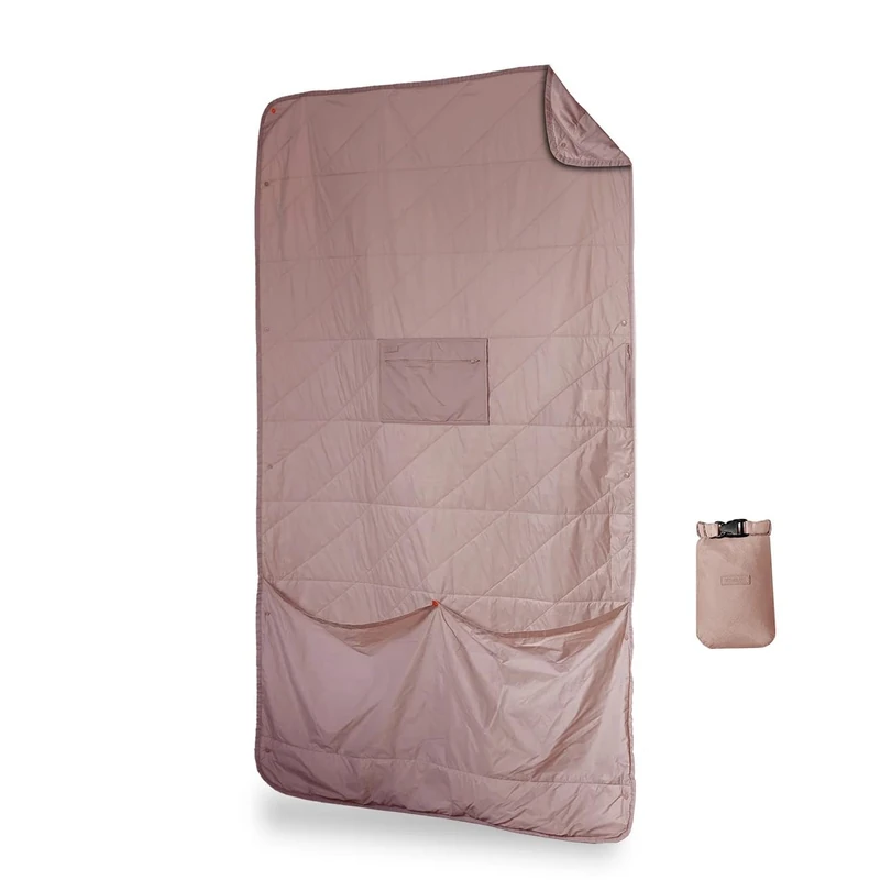 Gravel Layover Blanket – Compact, Down Alternative, 66" x 40", Designed in USA