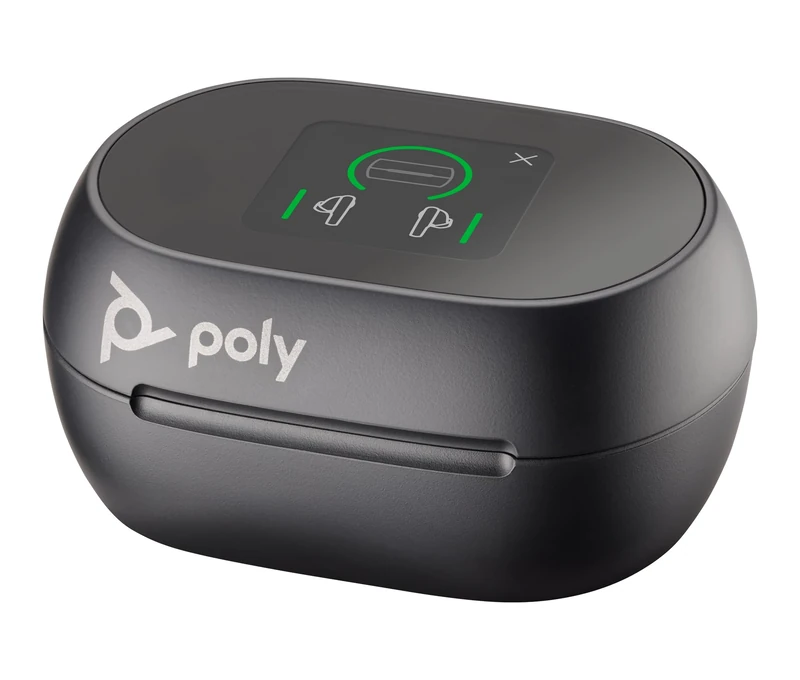 Poly Touchscreen Charging Case Black Voyager Free 60+ UC (USB-C)